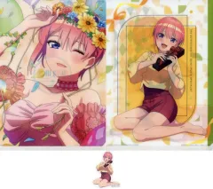 【中古】グッズセット 中野一花 Aクリアファイル＆ステッカーセット 「一番くじ 五等分の花嫁* ～あなたと過ごす、特別な日～」 M賞