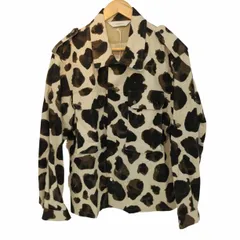 サスクワァッチファブリックス SASQUATCHfabrix. ANIMAL PATTERN LINEN SHIRT JACKET メンズ JPN：M のサムネイル