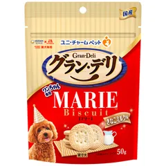 ユニ・チャーム グラン・デリ ワンちゃん専用マリービスケット きなこミルク味50g 犬用おやつ （1点）
