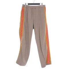 サスクワッチファブリックス SASQUATCH fabrix 23AW LACE TAPE STRAIGHT TRACK PANTS トラックパンツ M ベージュ 23AW-PA9-011のサムネイル