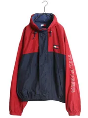 【お得なクーポン配布中!】 90s トミーヒルフィガー ナイロン セーリング ジャケット メンズ XXL 古着 オールド ブルゾン フルジップ ウインドブレーカー 大きいサイズ