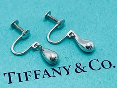 a103 Tiffany&Co. ティファニー　ティアドロップ　エルサ　ペレッティ　イヤリング　シルバー　925