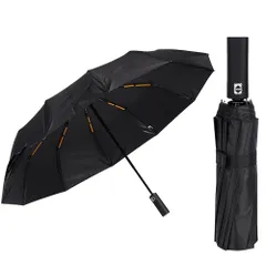 傘 折り畳み傘 ワンタッチ 日傘 UVカット 雨傘 晴雨兼用傘 12本骨 大きめサイズ 持ち運び便利 日焼け防止 (ブラック)