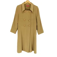 ユーズドフルギ USED古着 アンゴラ100 ステンカラーコート PURE ANGOLA レディース 表記無 