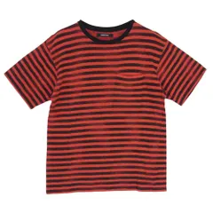 新販売22SS マインデニムヘイジーボーダーTシャツ 白黒M 新品キムタク Tシャツ/カットソー(半袖/袖なし)