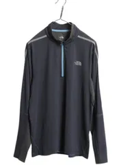 【お得なクーポン配布中!】 US企画 ノースフェイス FLASHDRY ハーフジップ 長袖 Tシャツ メンズ M ロンT ハイネック ストレッチ インナー ベースレイヤー マルチカラー