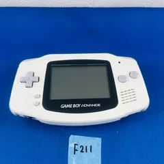 ◇F211【通電動作OK】ニンテンドー GBA ゲームボーイアドバンス GAME BOY ADVANCE 本体のみ ホワイト AGB-001