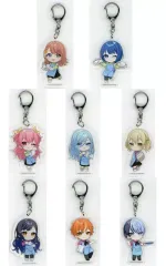 【中古】キーホルダー 全8種セット 「劇場版プロジェクトセカイ 壊れたセカイと歌えないミク×TOWER RECORDS CAFE ミニキャラアクリルキーホルダー MORE MORE JUMP!/Vivid BAD SQUAD」