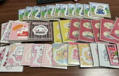 韓国雑貨 文房具 43セット スティッカー シール まとめ売り 黒ゴマ