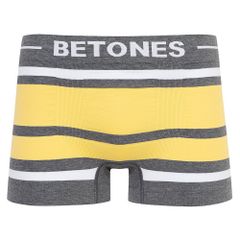 BETONES ビトーンズ BREATH WHITE  L YELLOW ボクサーパンツ フリーサイズ 立体成型 おしゃれ かわいい メンズ 新品