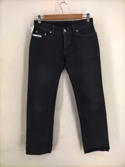 スカルジーンズ SKULL JEANS ブラックデニム スリム メンズ 表記無 のサムネイル