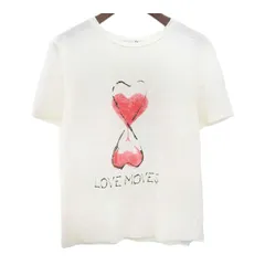 Dior - ディオール LOVE MOVES Tシャツ クリスチャンディオール 143T12A4466 レディース アイボリー Dior 【中古】 【アパレル・小物】 ディオール LOVE MOVES Tシャツ クリスチャンディオール