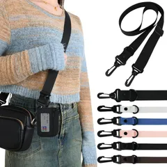 【特売】[Yeepan] ナイロン ショルダーベルト ショルダーストラップ 70~150cm 調節可能ショルダー バッグ カバン ショルダーベルト ショルダーバッグ ひも バッグ修理 交換用 持ち手ストラップ ショルダースト 単品 ラップ バッグ用 耐久性 肩