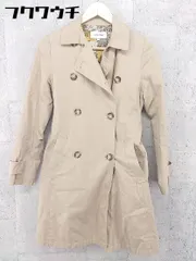 ■ ◎ GLOBAL WORK グローバル ワーク 長袖 トレンチ コート サイズS ベージュ レディース  【中古】 【1002798520837】