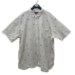 GC798 RALPH LAUREN ラルフローレン 半袖シャツ シャツ 半袖 デザインシャツ トップス オフホワイト メンズ サイズ2XB