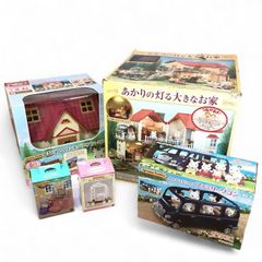 【まとめ】シルバニアファミリー「あかりの灯る大きなお家」「はじめてのシルバニアファミリー」「みんなでドライブファミリーワゴン」「コスメショップ」「ガーデンブランコセット」