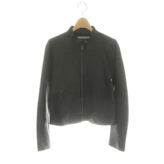 セオリーリュクス theory luxe LUTE RABAB 羊革 レザー シングルライダースジャケット ブルゾン ジップアップ 038 黒 ブラック /ES ■OSのサムネイル