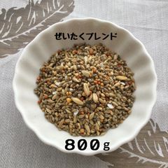 「ぜいたくブレンド 800g」ルチネのオリジナルミックスシード　〜小鳥さんのごはん〜