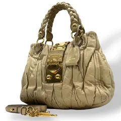 miumiu ミュウミュウ マトラッセ 2WAY ハンドバッグ ショルダーバッグ  