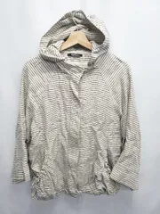 ◇ ⊇ MAYSON GREY メイソングレイ リネン100% 長袖 ブルゾン サイズ2 ベージュ グレー レディース E  【1507010004695】のサムネイル
