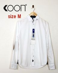 KOON クーン　ホリゾンタルシャツ綿100％ サイズM