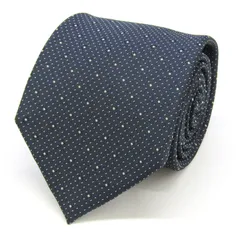 ポロクラブ ブランド ネクタイ ドット 小紋柄 PO メンズ ネイビー POLO CLUB 【中古】
