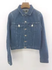◇ BACKS 長袖 Ｇジャン デニム ジャケット サイズ F ブルー レディース E  【1303140015095】
