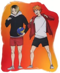 【中古】クッション・本体 日向翔陽＆孤爪研磨 描き下ろし ダイカットミニクッション 「ハイキュー!!」