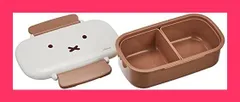 【スタッフおすすめ！】クツワ(Kutsuwa) ミッフィー フェイス (miffy face) レディースランチシリーズ 密封2点留め一段弁当箱 日本製