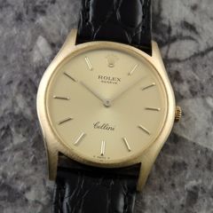 ロレックス アンティーク チェリーニ 3804 18KYG シグマダイヤル 1971年 ROLEX 金無垢 メンズ YG シャンパンゴールドダイアル CELLINI イエローゴールド