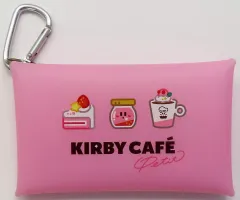 【中古】収納・携帯用アイテム ケーキデザイン カラビナ付きクリアケース ピンク 「星のカービィ カービィカフェ」