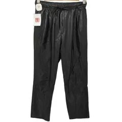 ザラ ZARA フェイクレザー テーパード イージーパンツ レディース  S