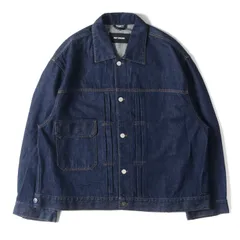 RAF SIMONS ラフシモンズ ジャケット サイズ:S デニム ジャケット ショート コート DENIM SHORT COAT 172-715 トラッカー ジャケット オーバーサイズ 17AW インディゴ アウター ジーンズ ブランドのサムネイル