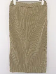 ◇ A day in the life UNITED ARROWS ロング タイト スカート サイズ36 ベージュ レディース  【中古】 【1204180002673】