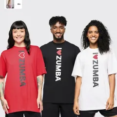 JWI 7日発売最新ズンバTシャツ3枚セット② （Zumba Japan Tour