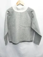 ◇ ⊆ classicalelf クラシカルエルフ ハイネック 長袖 ニット サイズM グレー レディース E  【1506180014466】