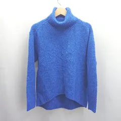 ◇ ⊇ UNITED ARROWS ミドルゲージ タートルネック 長袖 ニット サイズ表記なし ブルー レディース E  【1503310011371】
