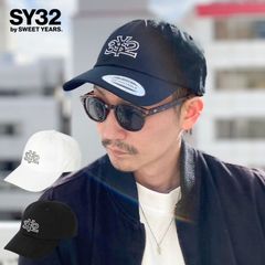 SY32 by SWEET YEARS ラインストーン ロゴ キャップ 正規取扱い メンズ レディース ブランド RHINESTONE AGG LOGO CAP