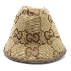 グッチ GUCCI ハット ハット 6812563HAGJ2564L ベージュ GGキャンバス ハット ユニセックス 未使用