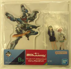 BANDAI SPIRITS 一番くじ 機動戦士Gundam GQuuuuuuX 機動戦士Gundam GQuuuuuuX B賞 マチュ&ニャアン＆ジークアクス ビジュアルスタンド