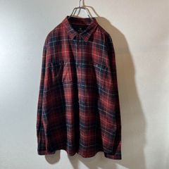 Wind River XL フランネルシャツ 赤黒チェック