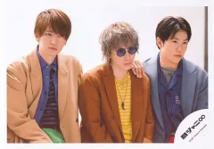 【中古】生写真(ジャニーズ) 関ジャニ∞/村上信五・安田章大・大倉忠義/横型・上半身/アルバム「8BEAT」MV＆ジャケ写オフショット/公式生写真