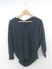 ◇ INED イネド 長袖 ニット セーター サイズ9 ネイビー系 レディース P  【中古】 【1212100003402】