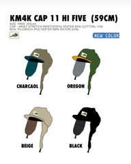 KM4K CAP 11 HI FIVE (59CM)　カモシカ　スノーウェア　キャップ