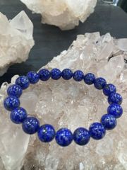 【E29439】ラピスラズリ 10㎜　黄鉄鉱　パイライト　ブレスレット Lapis lazuli＊bracelet