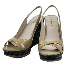 2025年最新】miumiu ウェッジサンダルの人気アイテム - メルカリ