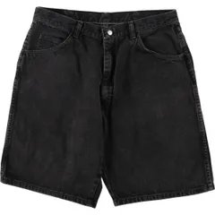 古着 ラングラー Wrangler ブラックデニムショーツ ショートパンツ ハーフパンツ メンズw34相当/eaa554114