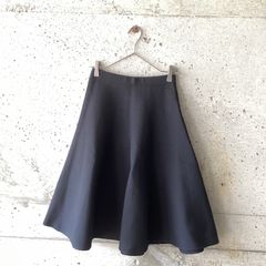 ルシェルブルー 黒 38 膝丈 ボリューム 可愛い ハイウエスト