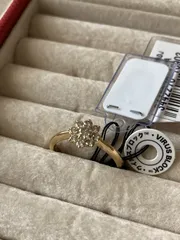 K18 金 ゴールド ダイヤモンドリング