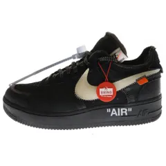 NIKE (ナイキ) ×OFF-WHITE THE 10 AIR FORCE 1 LOW AO4606-001 オフホワイト ザテン エアフォースワン ローカットスニーカー ブラック US9/27.0cm